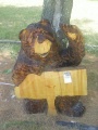 Bear Sign with Heart in Paw